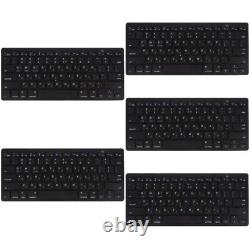 5 Count Wireless Keyboard Portable Work Mechanical Cell Phone