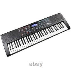61 Key Electronic Keyboard Piano & Bench Set Adjustable Portable Stand Headset
