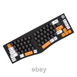 68 Keys Gaming Mechanical Keyboard PBT Keycap RGB LED Backlit Ergonomic Portable