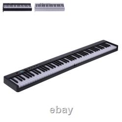 88 Key Portable Keyboard Piano Foldable Electronic LCD Display Wireless Conn FST