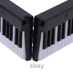 88 Key Portable Keyboard Piano Foldable Electronic LCD Display Wireless Conn HEN