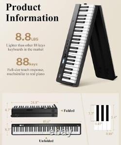 88 key full sized piano keyboard