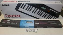 BOXED CASIO CT-S195AD PORTABLE KEYBOARD IN BLACK, WITH STAND New With Headphones