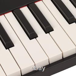 (Black)88 Keys Folding Piano Portable Electric Piano Keyboard With 128 Tones