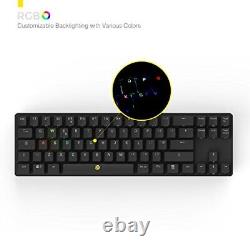 Calibur 72 Key Gaming Mechanical Keyboard RGB LED Backlit Ten keyless