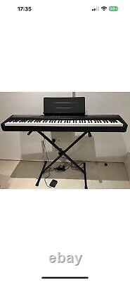 Casio CDP-100 88 key fully weighted stage piano keyboard, stand, pedal