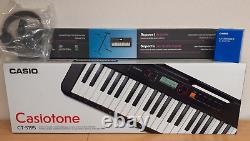 Casio CT-S195AD Portable Keyboard in Black, with Stand, Headphone & Adapter