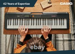 Casio CT-S195AD Portable Keyboard in Black, with Stand, Headphone & Adapter