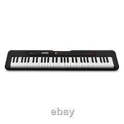 Casio CT-S195AD Portable Piano Keyboard in Black with Stand Headphone & Adapter
