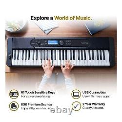 Casio CT-S410AD CasioTone S400 Portable Keyboard Touch Response 61 Key Piano