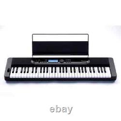 Casio Compact Size CT-S410AD Portable Keyboard with Touch Response in Black