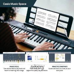 Casio Portable CT-S195AD Keyboard in Black with Stand Headphone & Adapter 01