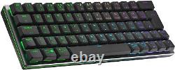 Cooler Master SK622 Wireless Gaming Keyboard Compact 60% Layout, Low-Profile