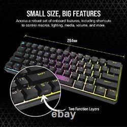 Corsair K65 RGB MINI 60% Mechanical Gaming Keyboard (Customisable RGB)