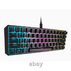 Corsair Mini Mechanical Gaming Keyboard K65 RGB RGB LED light, US, Wired, Black