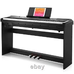Donner DEP-10 Digital Piano Portable Keyboard 88-Key Semi-Weighted with Stand