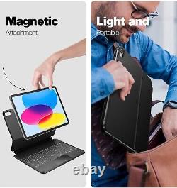 Dracool Magnetic 10.9 Keyboard+TrackPad Keyboard Case for iPad 10th Gen 2022