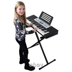 Electronic Keyboard SM-54K Tones Rhythm Portable Instrument Kids Piano 54 Key UK