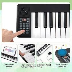 Foldable 88-Key Digital Piano Portable Electric Piano Keyboard Full-Size Keys