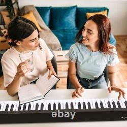 Home Portable 88Keys Electronic Piano Keyboard Practice Multi Demo Songs Tones