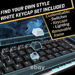 KLIM Shift Wireless Mechanical Keyboard 2023 Version Hotswap TKL RGB withEx