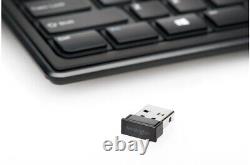 Kensington Advance Fit Slim Keyboard wireless 2.4 GHz UK black