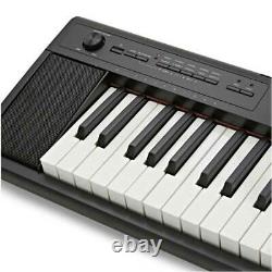 Keyboard 61 Keys Portable Yamaha NP12 Piaggero Digital Piano, Black