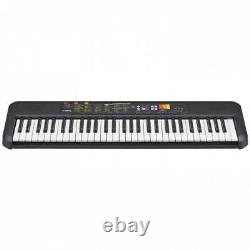 Keyboard 61 Keys, Yamaha PSRF52 Portable, Black