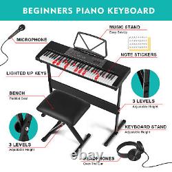 Mustar 61 Keys Portable Learning Electronic Keyboard Piano Keyboard