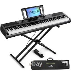 Mustar 88 Semi Weighted Keys Portable Digital Piano Keyboard Pedal Stand