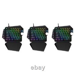 One-Handed Gaming Keyboard RGB Backlight Portable Keypad for PC Gamer