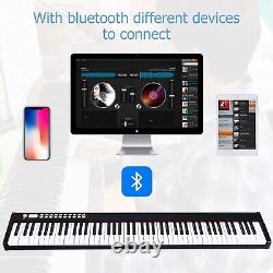 Portable 88 Keys Digital Piano Electronic Keyboard with Full-Size Weighted Keys