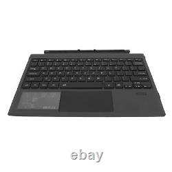 Portable Black Wireless BT Keyboard With Touchpad 7 Color Backlighting