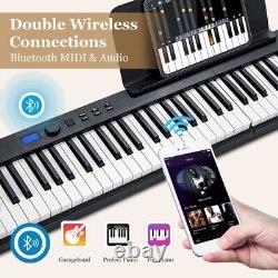 Premium 88-Key Foldable Full-Size Semi-Weighted Digital Piano Keyboard MIDI