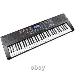 ROCK JAM 61 Key Electronic Keyboard Piano & Bench Set Portable Stand Headset