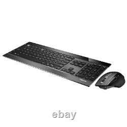 Rapoo 9900M Keyboard Mouse Set Bundle Wireless Bluetooth 3200 DPI Optical Thin
