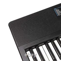 RockJam 61-Key Portable Electric Keyboard Piano With Power Supply, Sheet Music