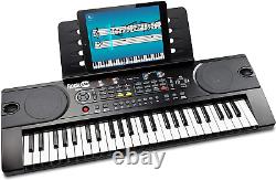 Rockjam 49 Key Keyboard Piano with Power Supply, Sheet Music Stand, Piano Note S