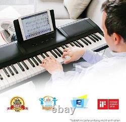 The ONE Light Keyboard, 61-Key Portable Learning Keyboard, Onyx Black