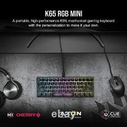 Usb K65 RGB MINI 60% Mechanical Gaming Keyboard Customisable RGB