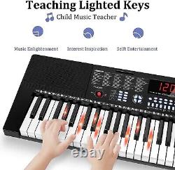 Vangoa 61 Key USB Digital Electric Piano Keyboard with Speaker Micropho