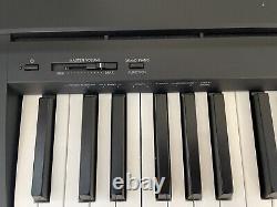 YAMAHA P-45B Digital Piano Light and Portable Piano for Beginners, in Black