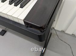 Yamaha DGX-650 black portable grand piano keyboard +stand + pedal stock #24161