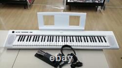 Yamaha NP-12 61-Key Piaggero Portable Keyboard Black Used Japan Good Quality