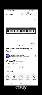 Yamaha P145B Action Digital Piano Black