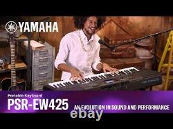 Yamaha PSRE-W425 touch-sensitive keyboard Essentials Pack