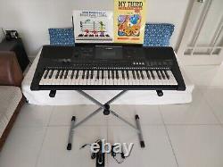 Yamaha PSR E453 Keyboard Piano 61 keys touch sensitive with Stand