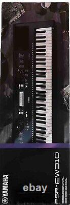Yamaha PSR-EW310 76-Key Portable Digital Keyboard Black