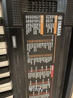 Yamaha PSR-F51 Electronic Keyboard Portable Beginners Instrument in Black
