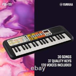 Yamaha PSS-F30 37 Key Portable Mini Keyboard Black